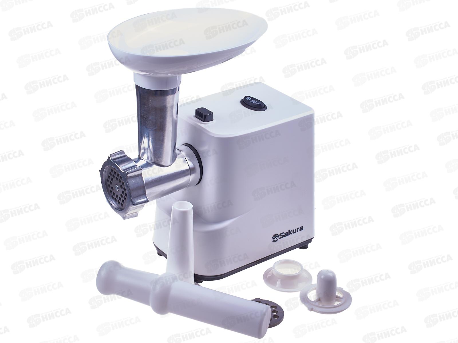 Мясорубка  SA-6429W 1500Вт реверс+насадки