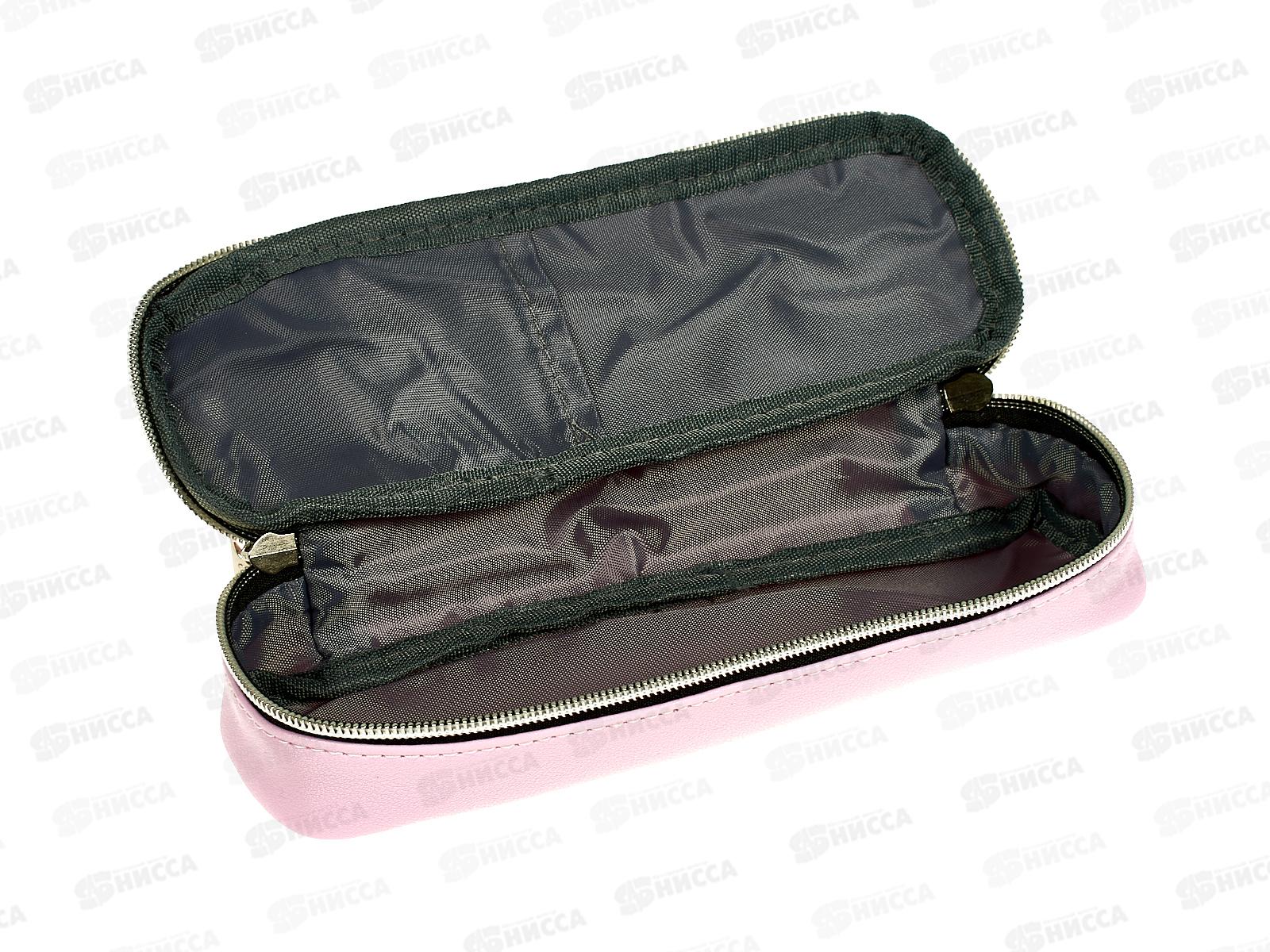 Пенал deVente  22*6*4см Private иск. кожа, пастельно-розовый 7023307