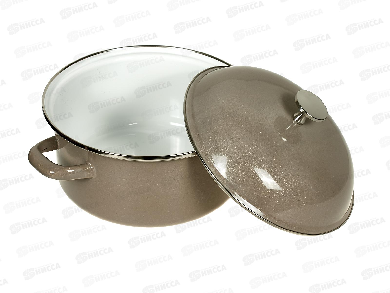 Кастрюля Agness эмаль с эмаль крышкой Charm 2,6л 934-605