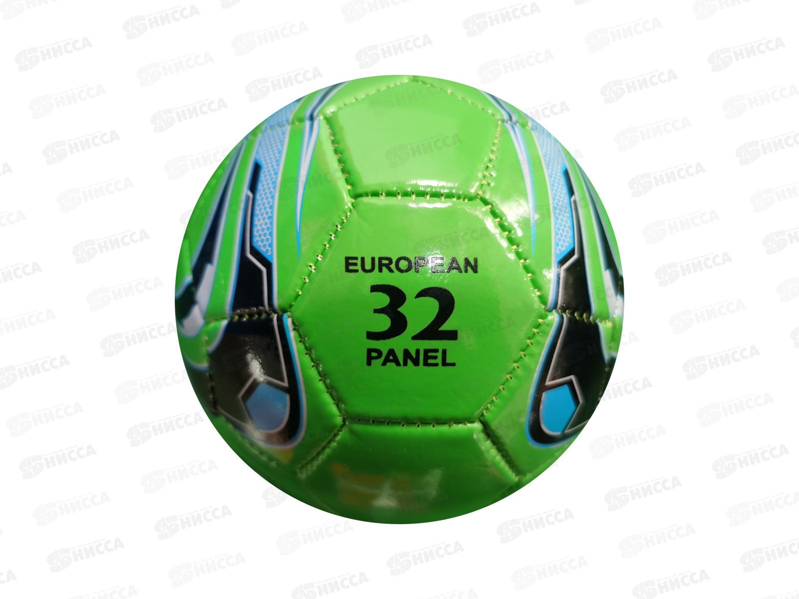 Мяч футбольный зеленый, PVC, №2, 46-48см, 140г, МБ-2421 *100