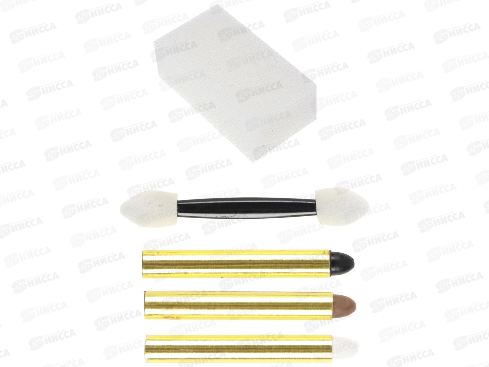 Набор аквагрима для детей (6цветов, карандаш 3штуки, спонж, аппликатор) КС-3598