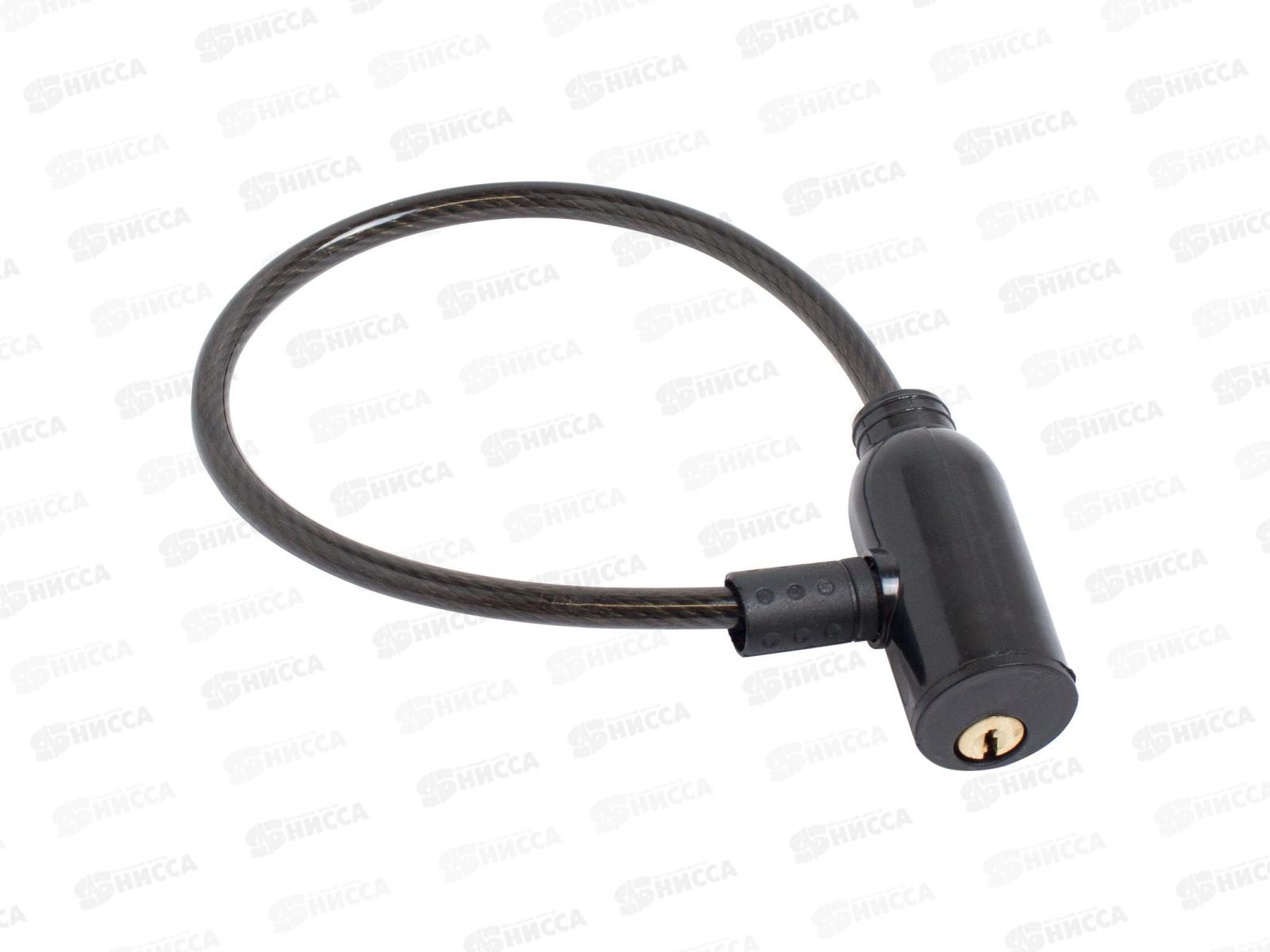 Замок велосипедный Стандарт тросовый ВС-Т6 (350мм) черный *200 13 916