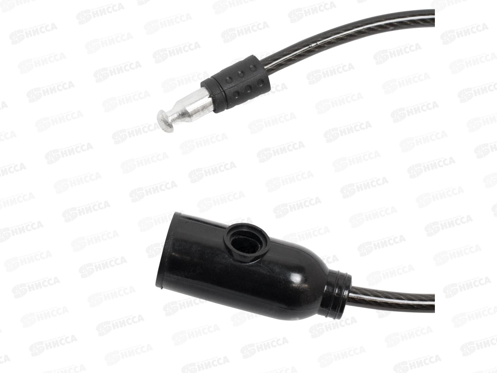 Замок велосипедный Стандарт тросовый ВС-Т6 (350мм) черный *200 13 916