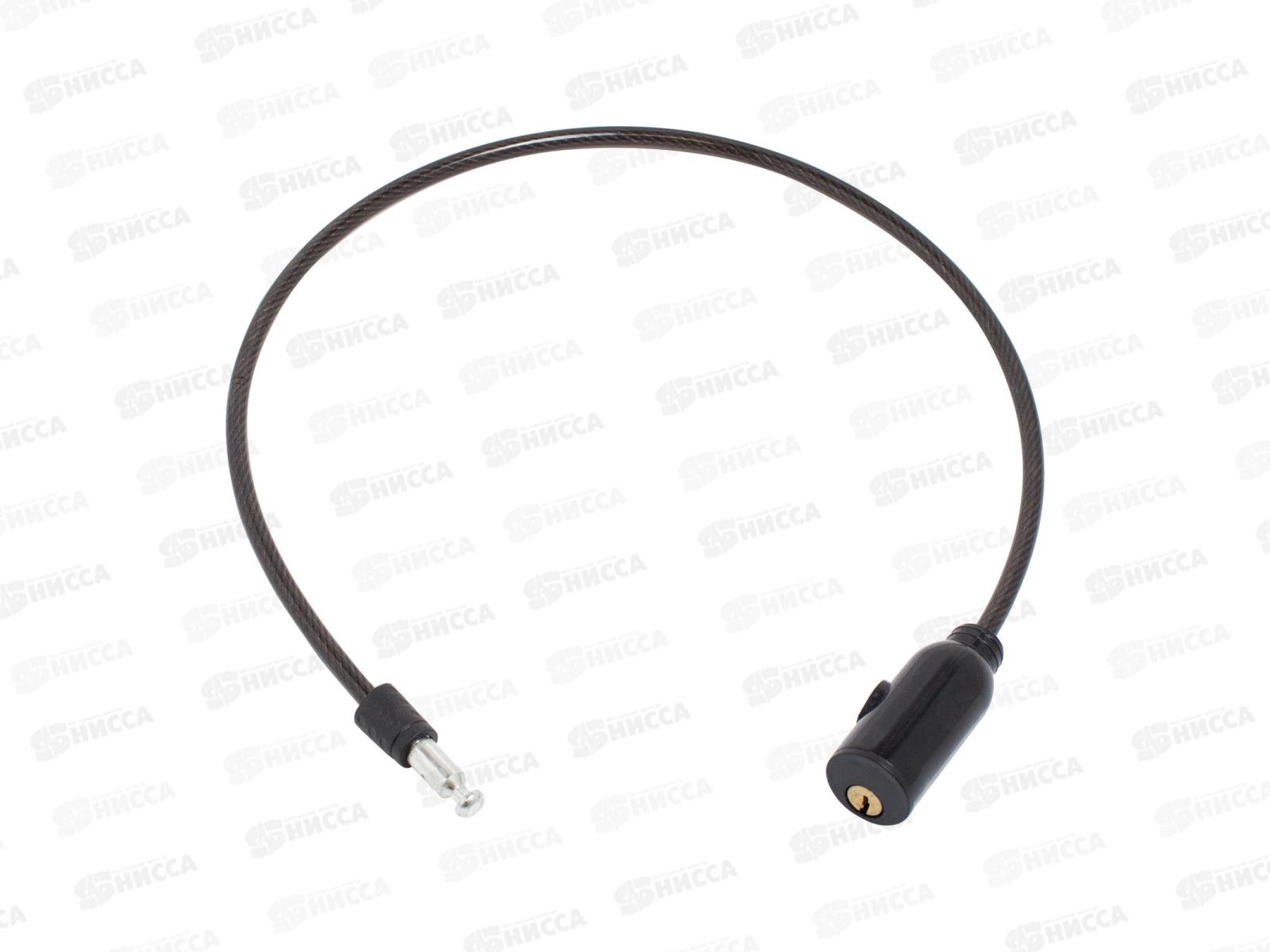 Замок велосипедный Стандарт тросовый ВС-Т6 (600мм) черный *200 13 918