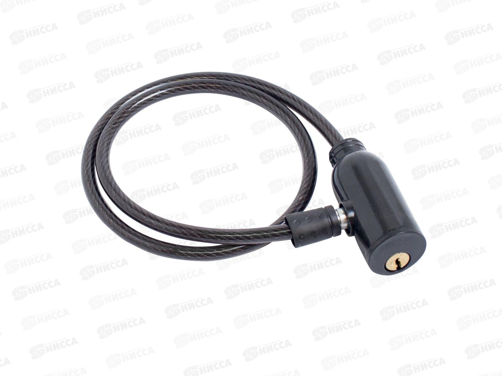 Замок велосипедный Стандарт тросовый ВС-Т6 (600мм) черный *200 13 918