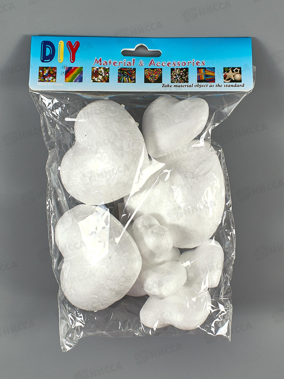 Заготовка д/декор.MAZARI сердце,д 9шт,М-20147