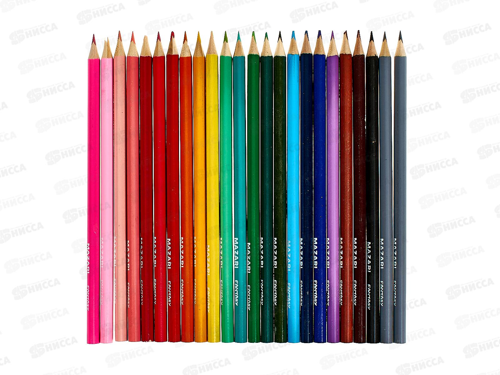 Карандаши 24 цвета MAZARI Fantasy  M-7051-24 *6/120