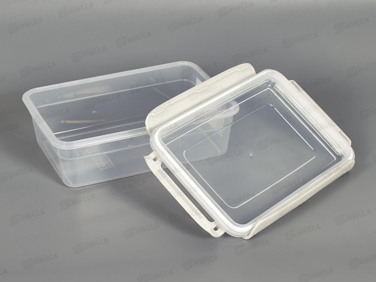 Контейнер 1,4л BERGEN с защелками пепельный жемчуг РТ104510024 *10