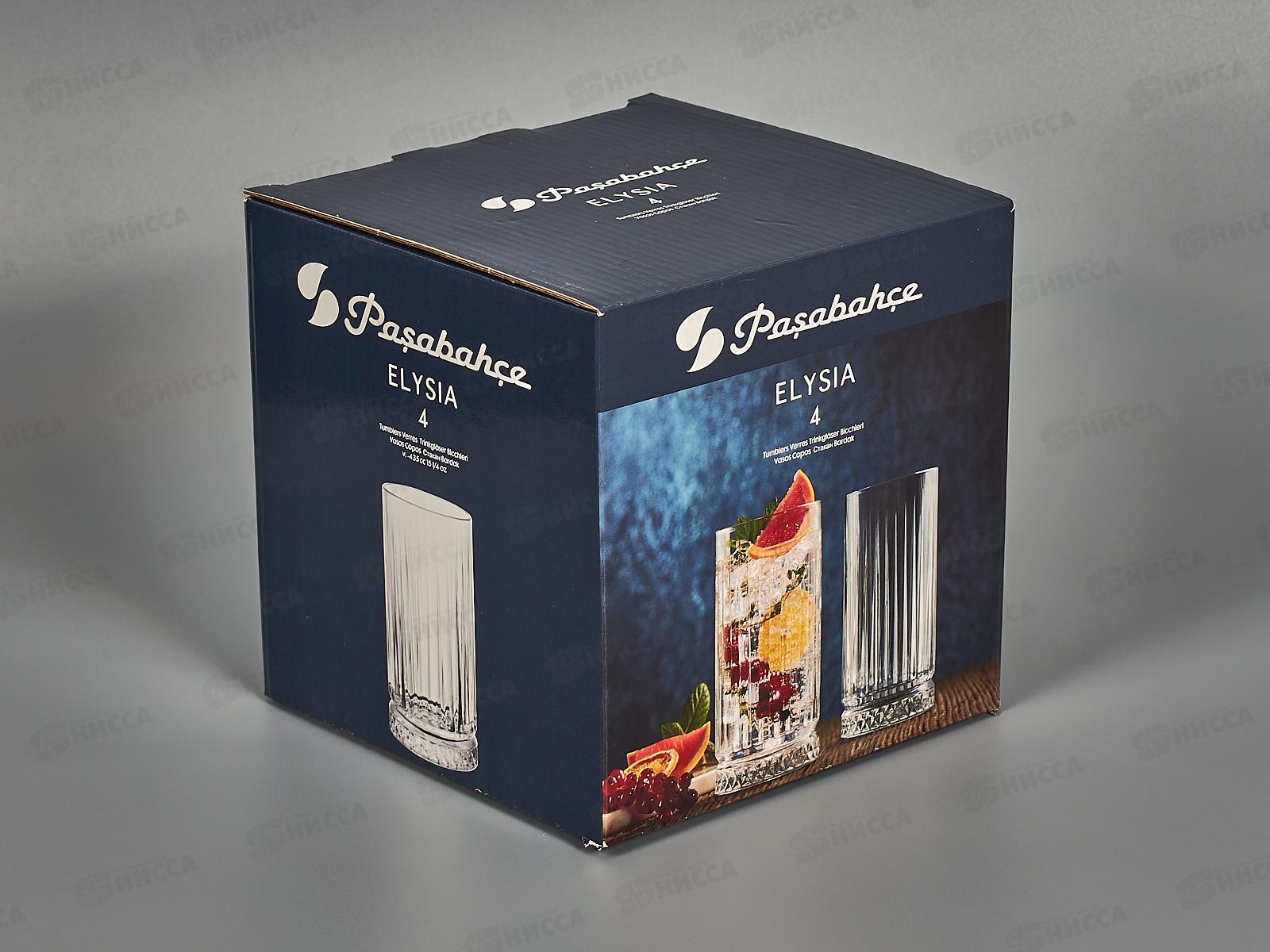 Набор стаканов Элизия 450мл 4шт 520015B