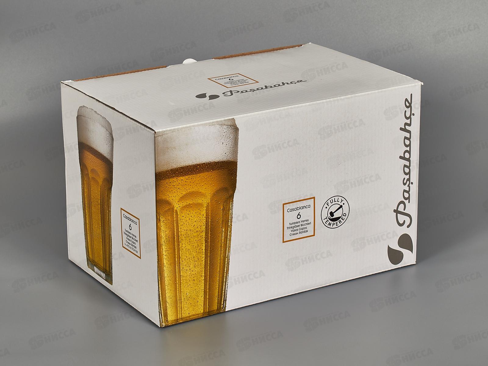 Набор стаканов из закаленного стекла CASABLANCA 475мл 6шт 52707 *12