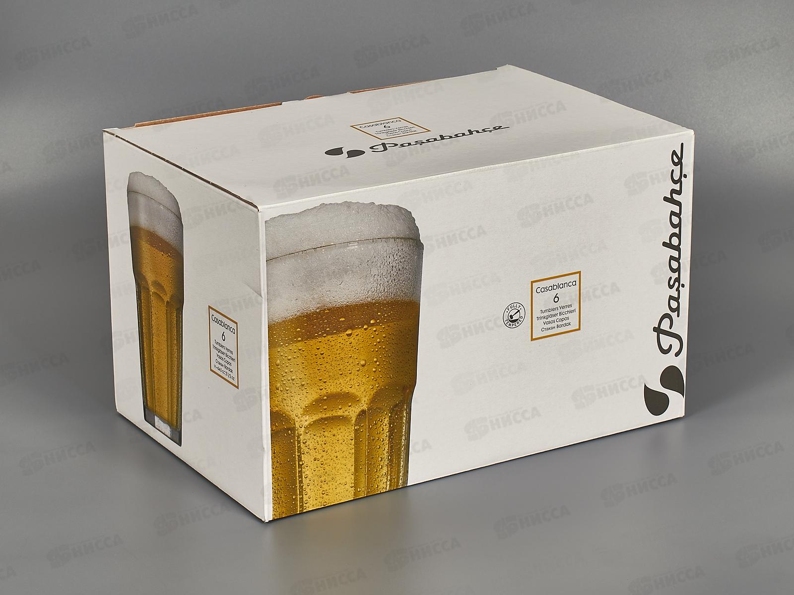Набор стаканов из закаленного стекла CASABLANCA 645мл 6шт 52719 *12