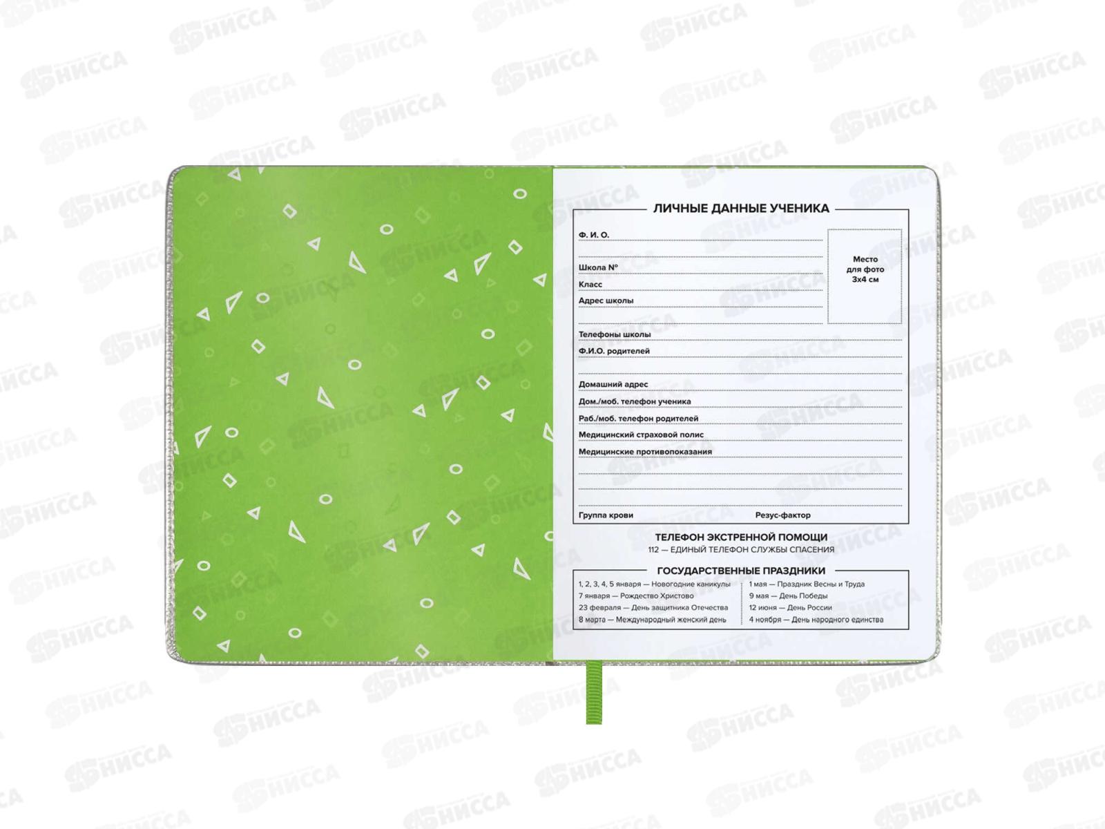 Дневник ФЕН +ручка в компл. Лимон тв.обл.,66379*30