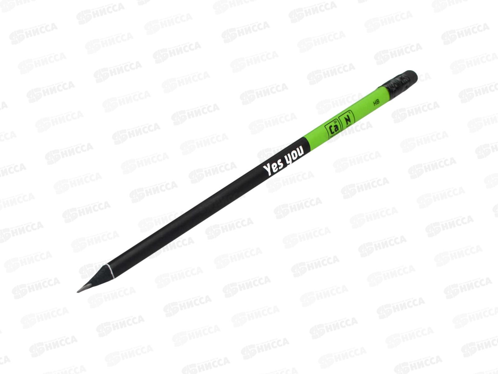 Карандаш чернографитный ФЕН Фразы с характером  HB 63681*36