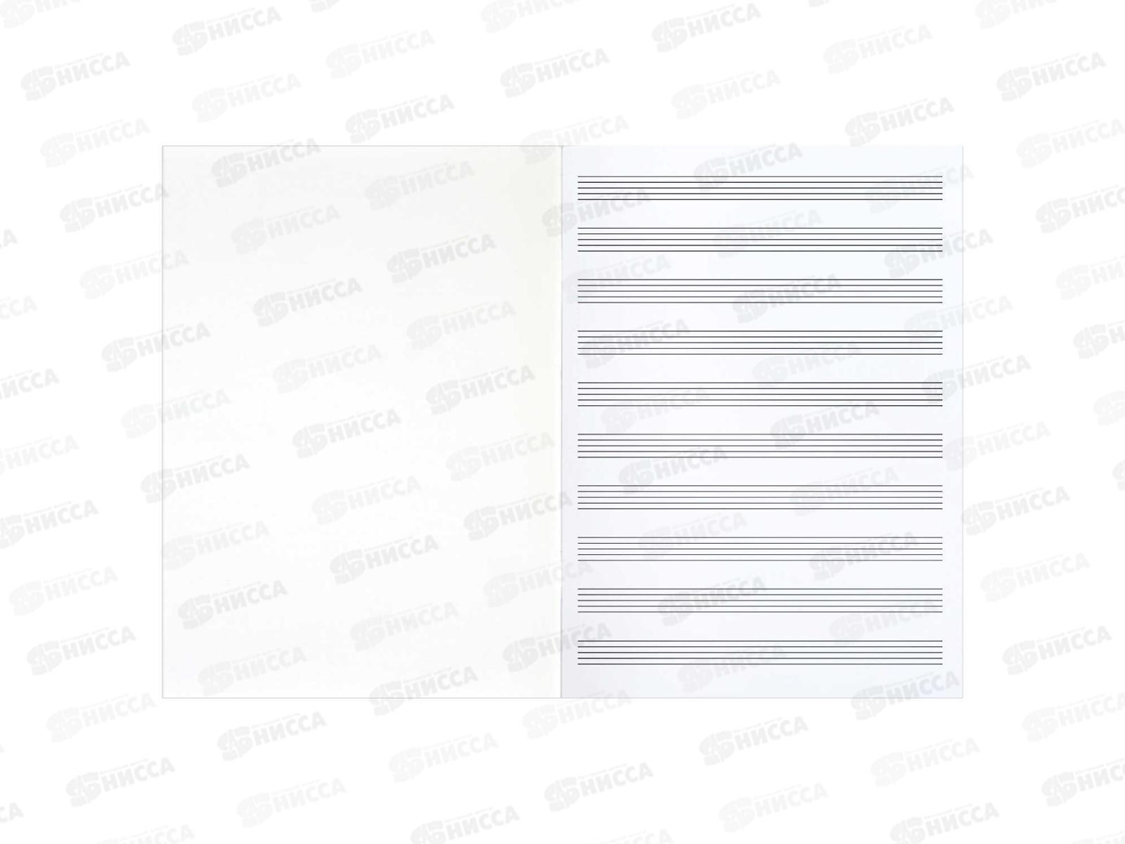 Тетрадь нотн.  8л ФЕН А4 Диджей 63520*100