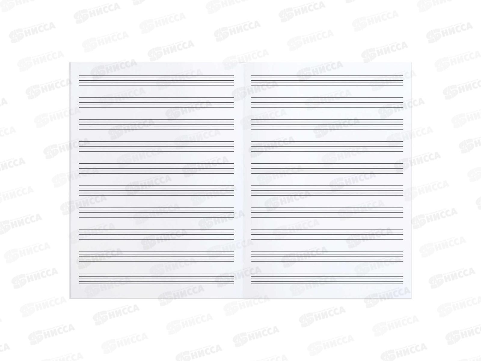 Тетрадь нотн.  8л ФЕН А4 Диджей 63520*100