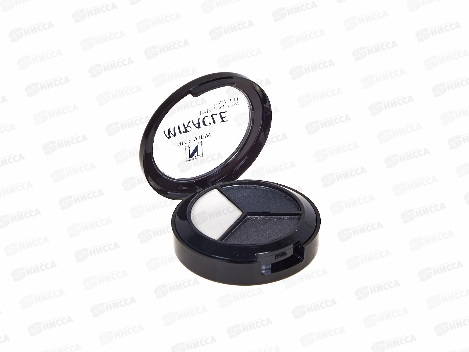 Тени НАЙС 0615-01 3цв Miracle перламутр *6