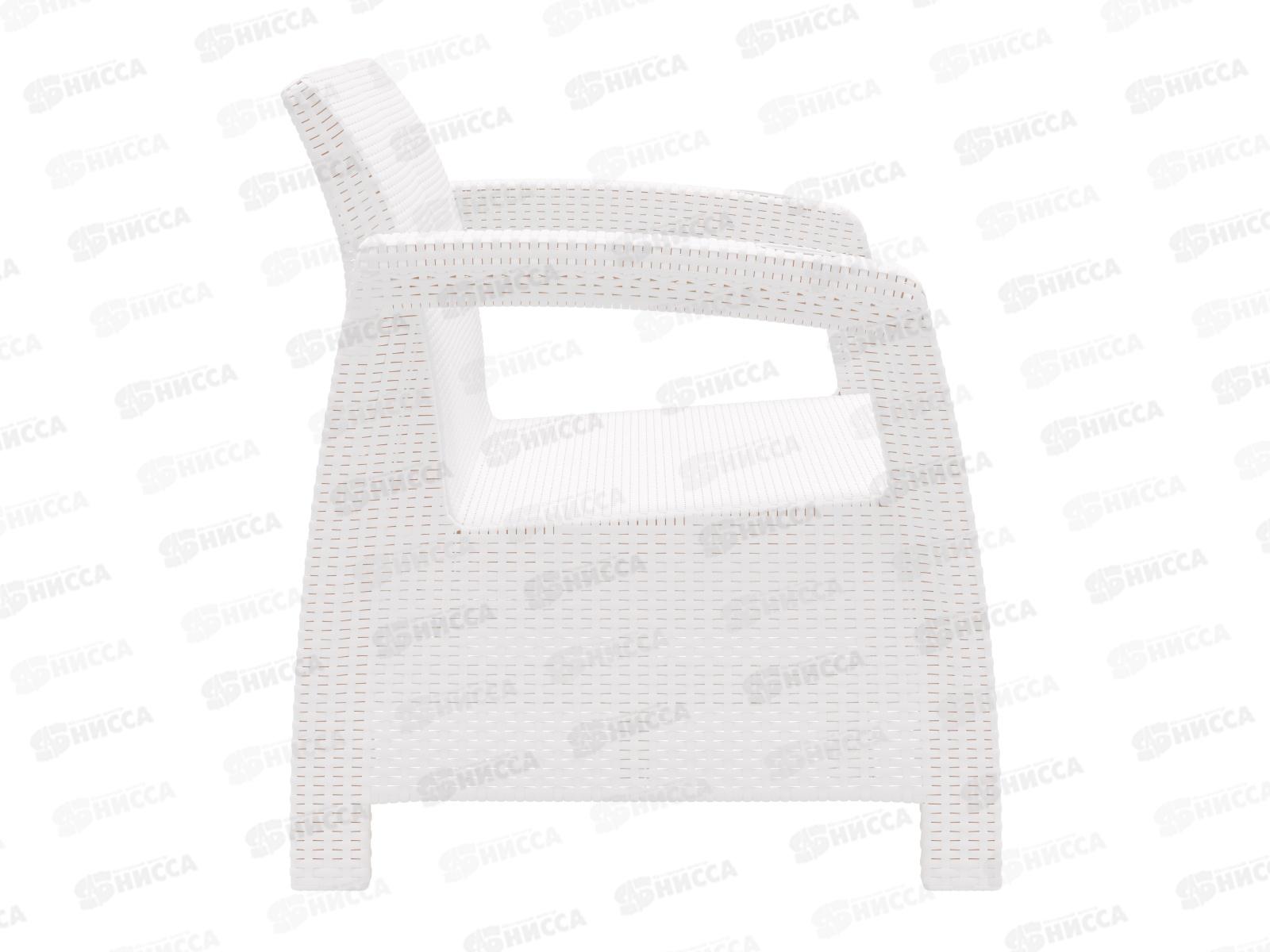 Диван &quotРотанг-плюс&quot 1270*700*790мм белый М8351 *1