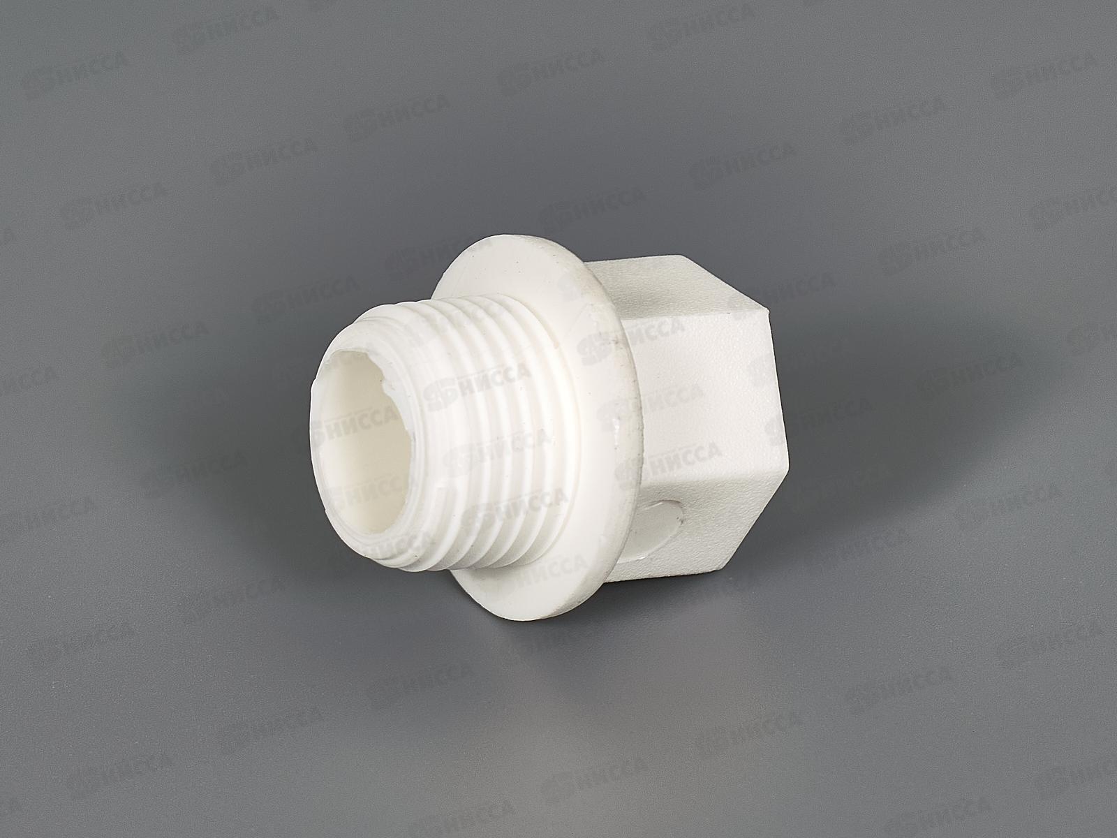 Заглушка PP-R с резьбой 20 белый, Jakko *100/1400