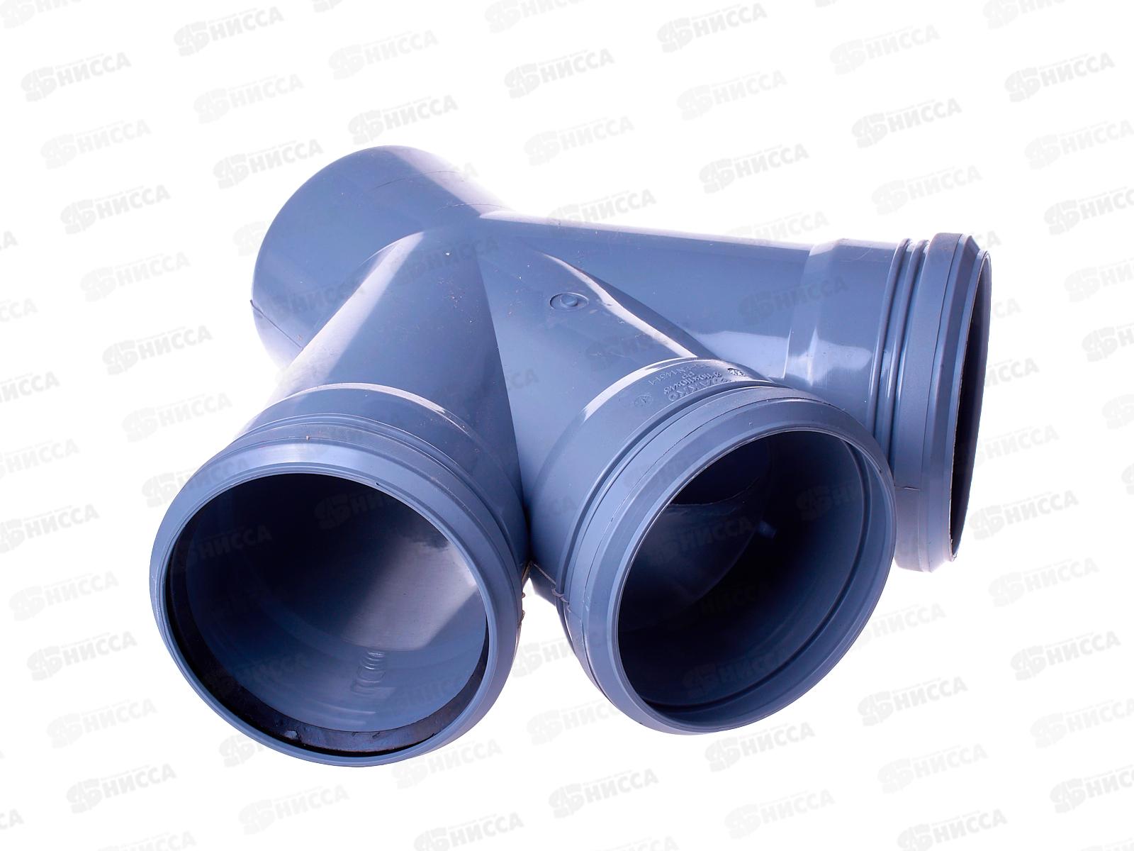 Крестовина канализационная 45 серая 110-110 Jakko *10