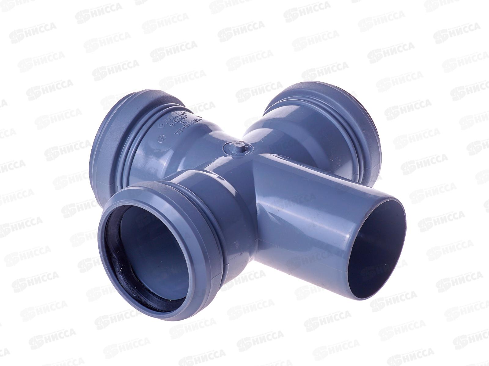 Крестовина канализационная 87 серая 50-50 Jakko *80