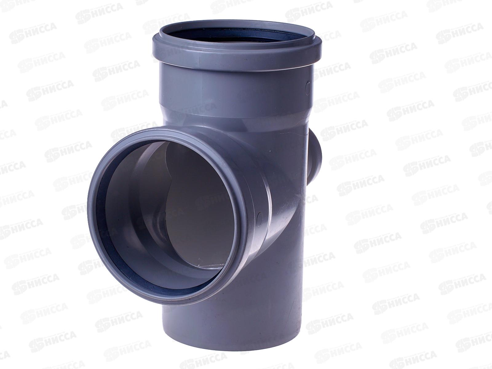 Крестовина канализационная серая 110х110х50 90(тыл) *20