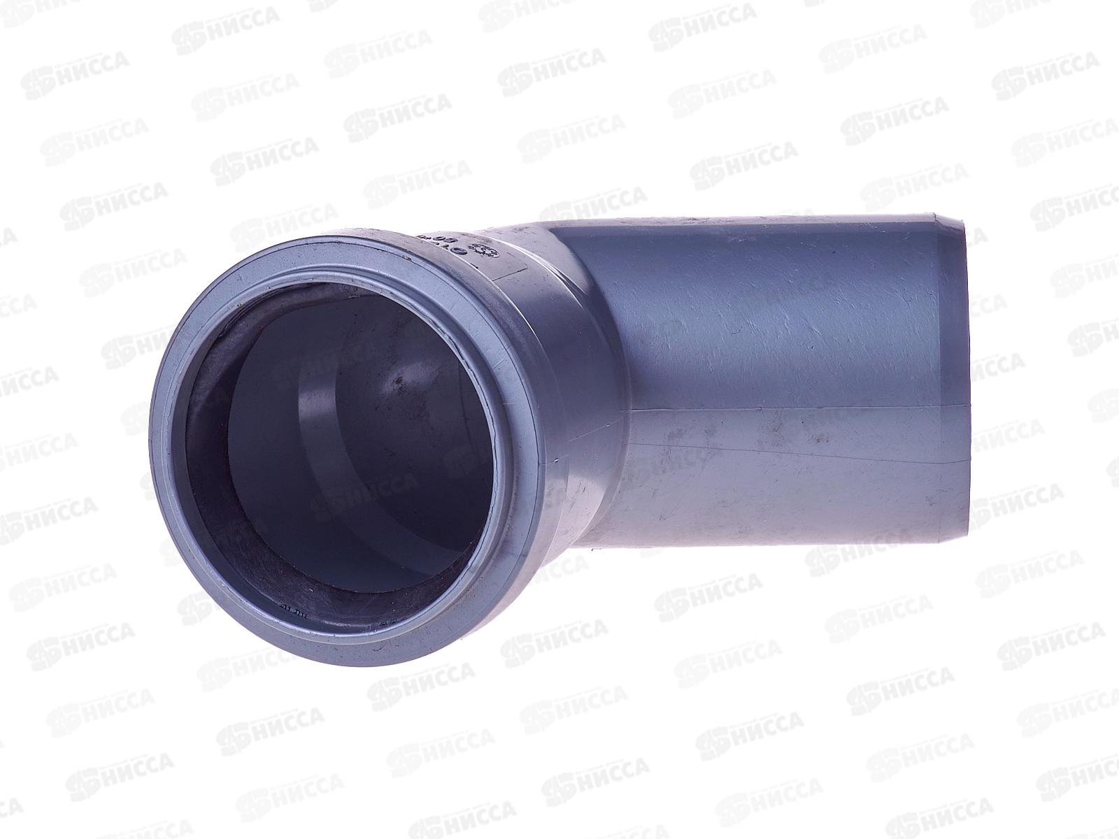 Отвод канализационный 67 серый 50 *130