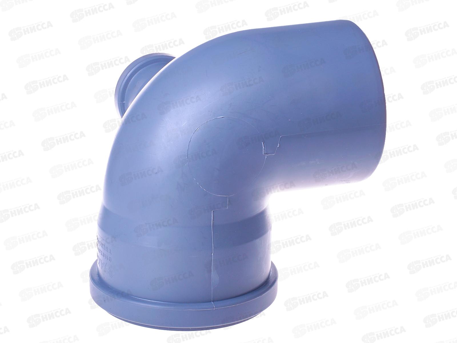 Отвод канализационный 87 левый серый 110-50 Jakko *25