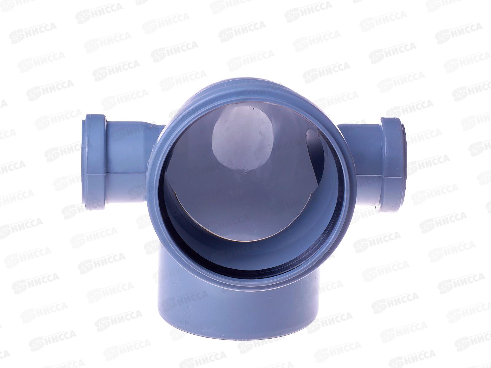 Отвод канализационный 87 (лев-прав) серый 110-50 Jakko *25