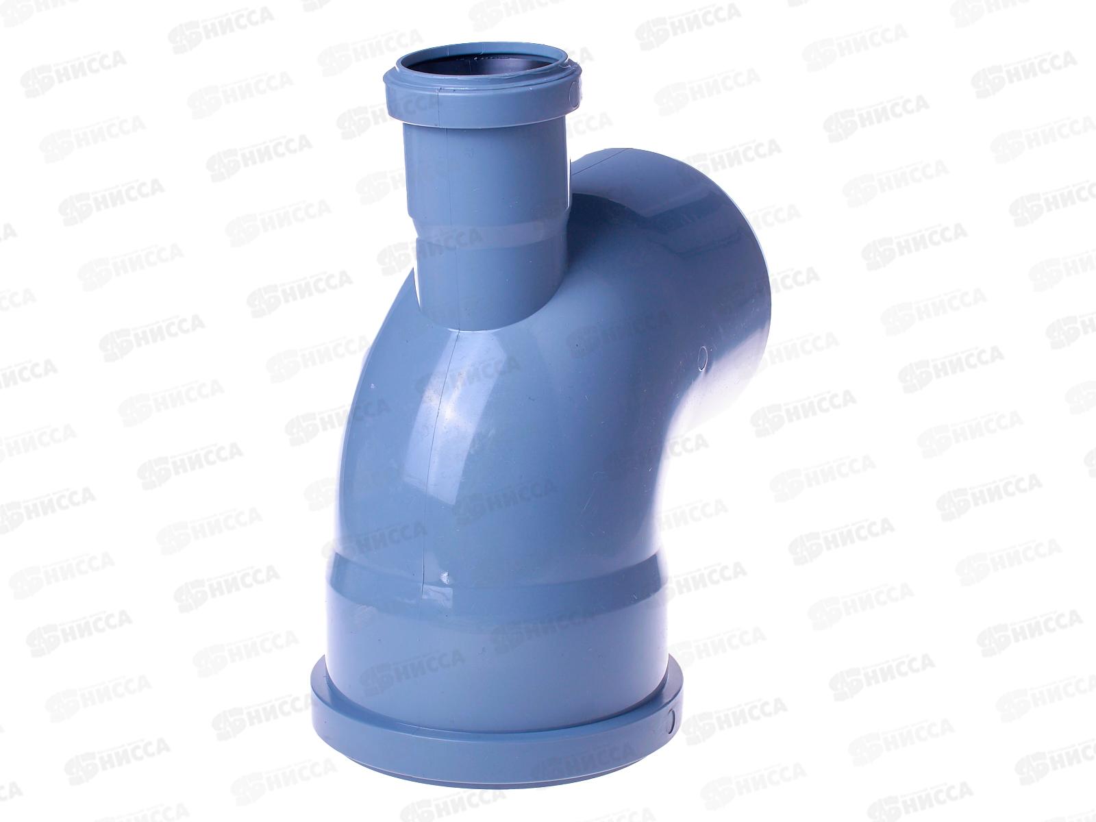 Отвод канализационный 87 (тыл) серый 110-50 *25