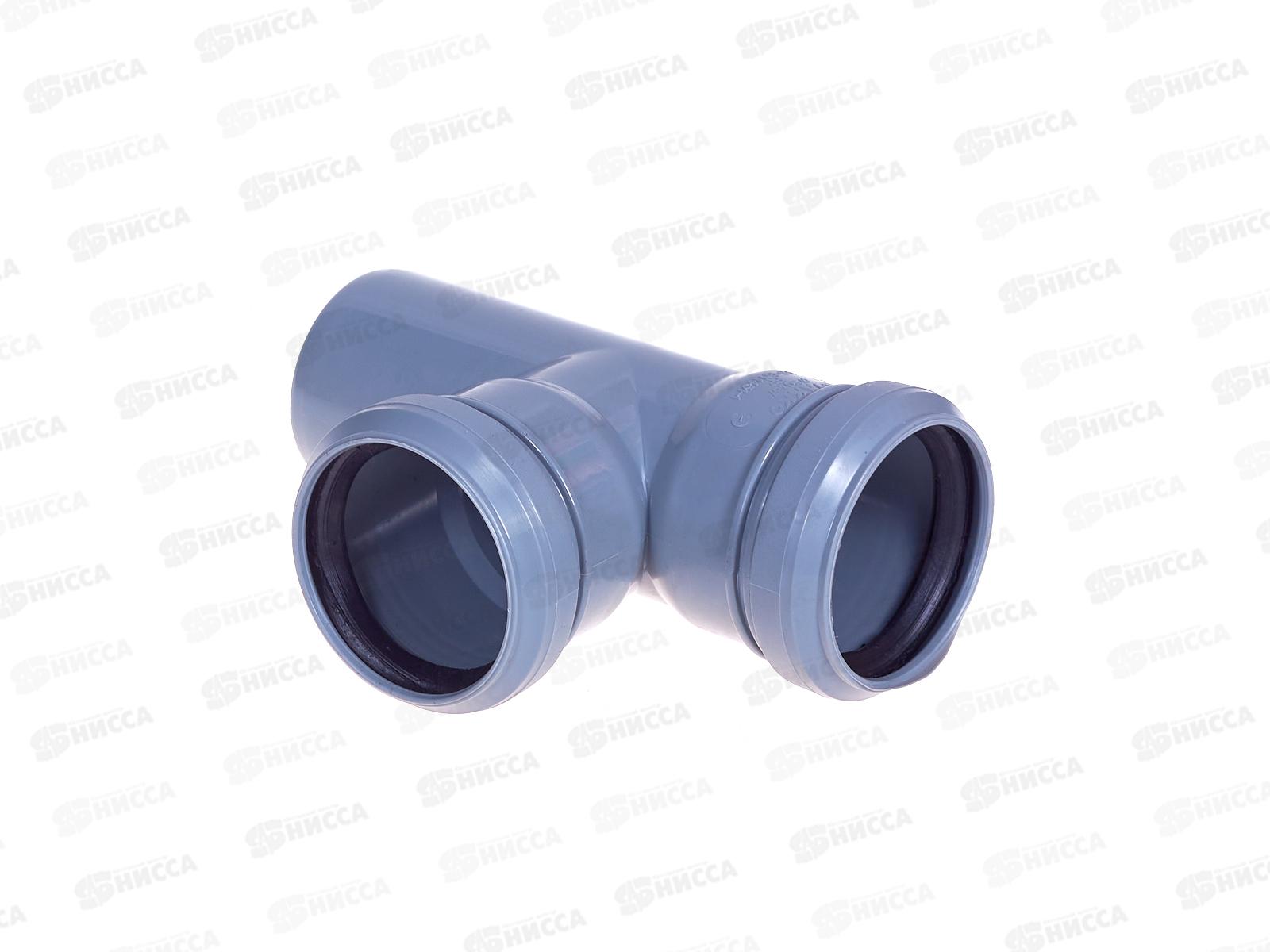 Тройник канализационный 87 серый 50-50 Jakko *90