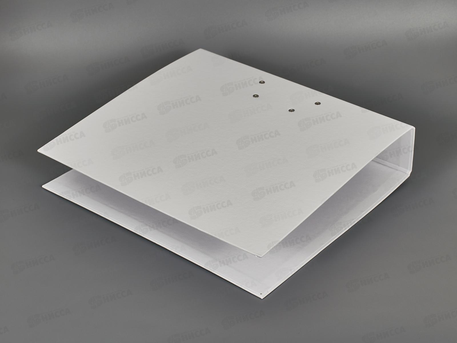 Регистратор Hatber А4 70мм б/в ар.мех.,Metallic белая 03431 *20/100