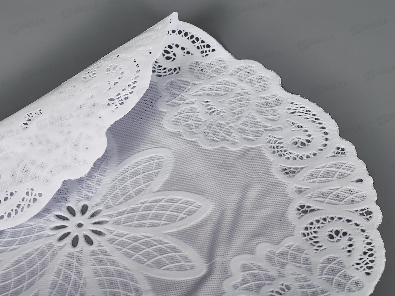 Салфетка ажурная GRACE Лейс 30*30 LO-1009U круг 109327 *12