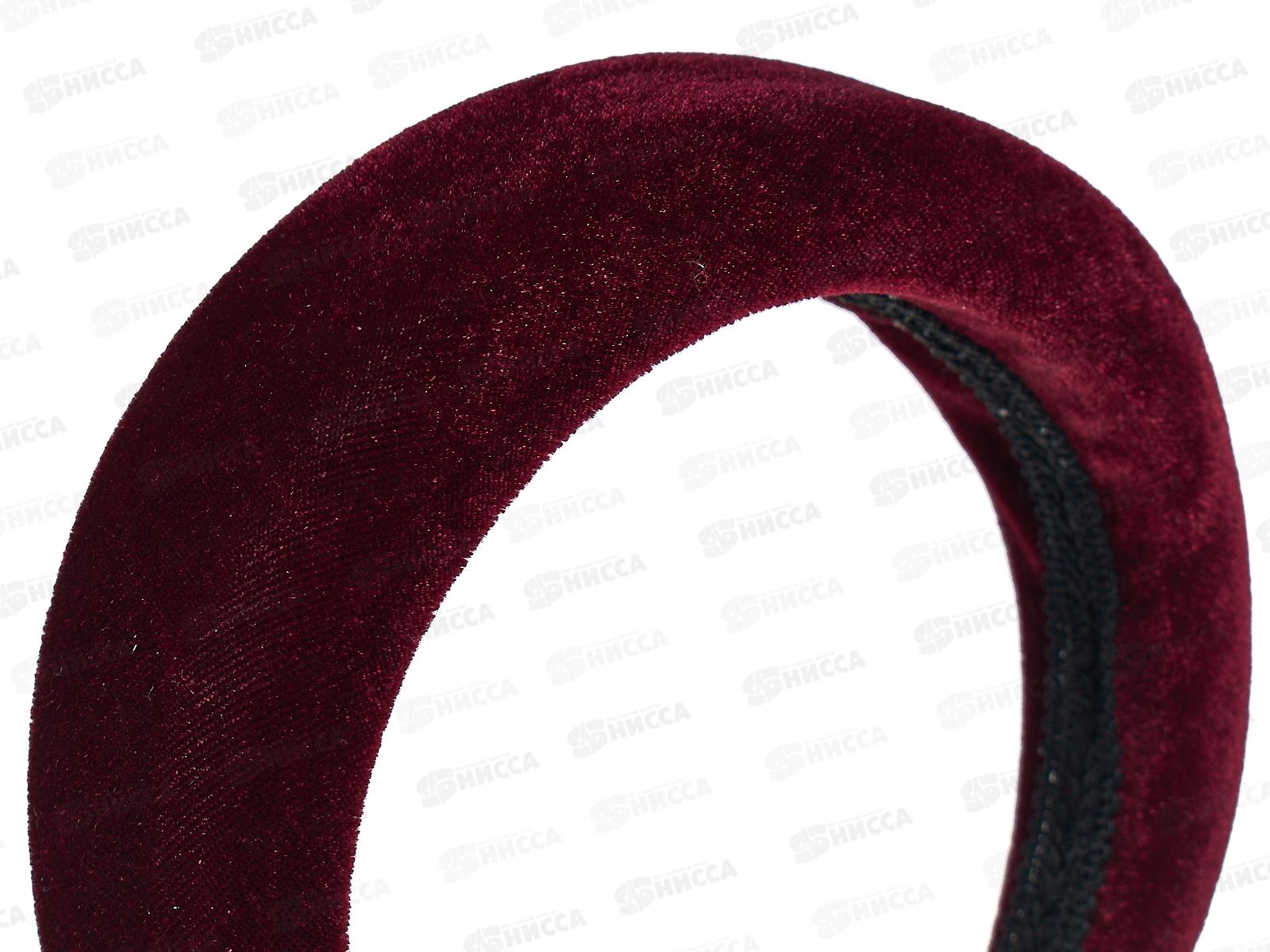 Ободок бархат цветной 40мм мягкий №1136