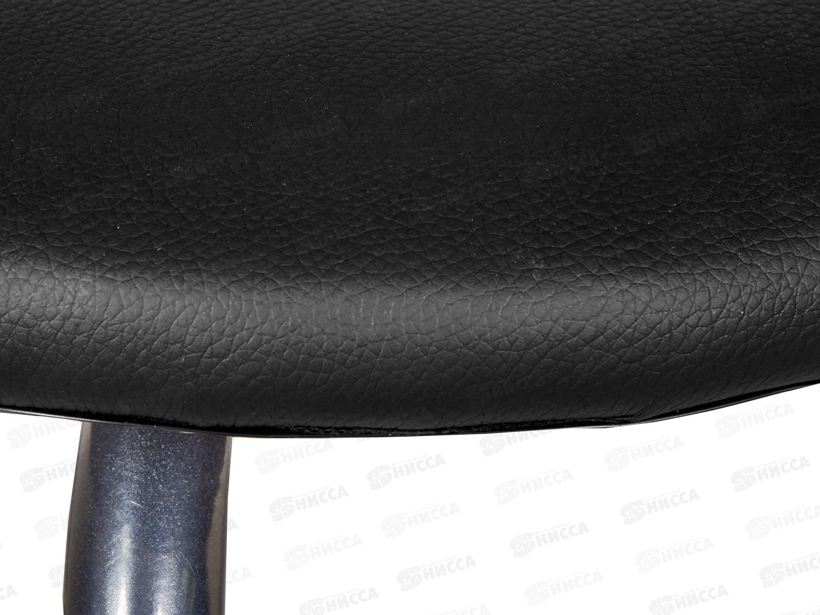 Стул Венеция 4, к/з черный, краска хром