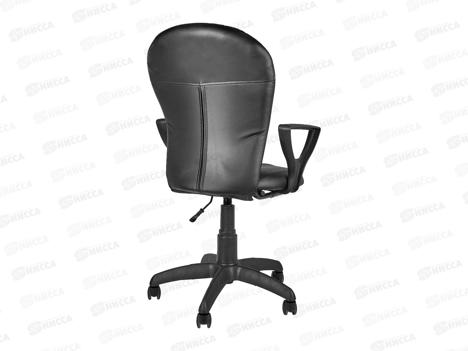 Кресло Варна (к) к/з Атзек черный, п.Гольф, газлифт, пятилучие