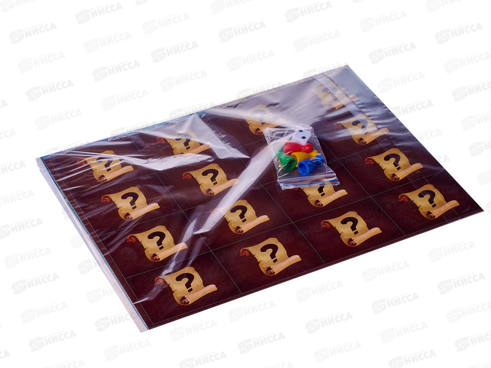 Игра-ходилка с викториной. Тайна пиратского клада 59,5х42см, 30490