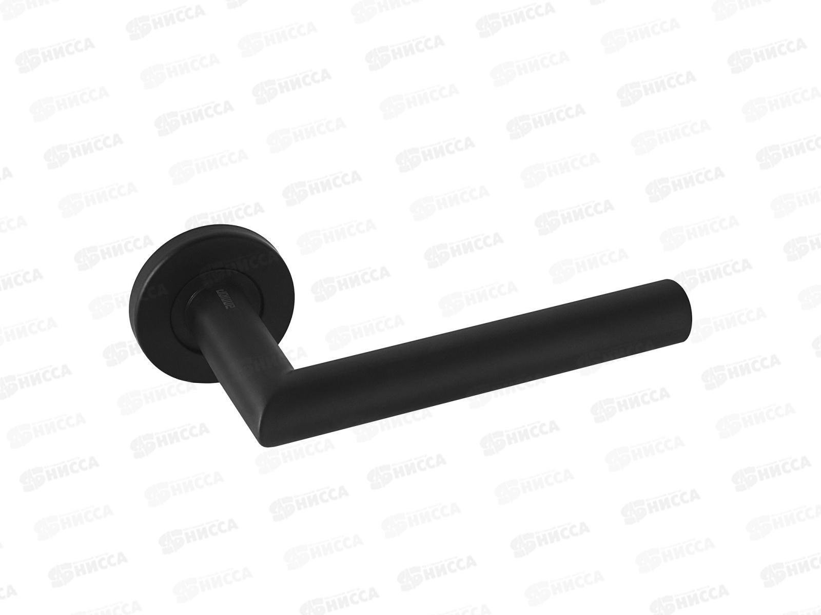 Ручки для дверей Аллюр 1801 SS BL матовый черный INOX комплект *20 731