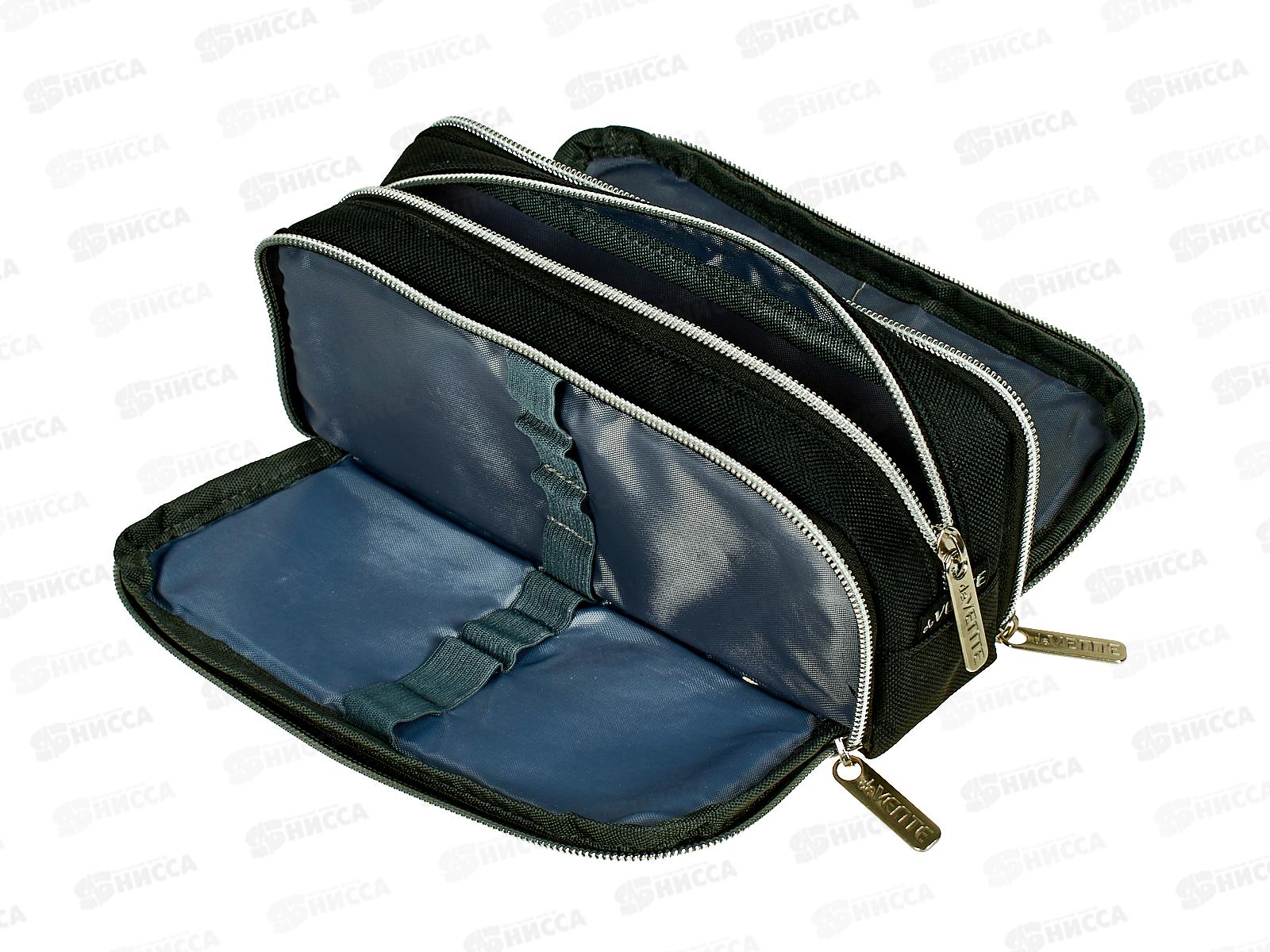 Пенал deVente  22*6*9см Duck текстиль, 3 отд. аппликация 7023458