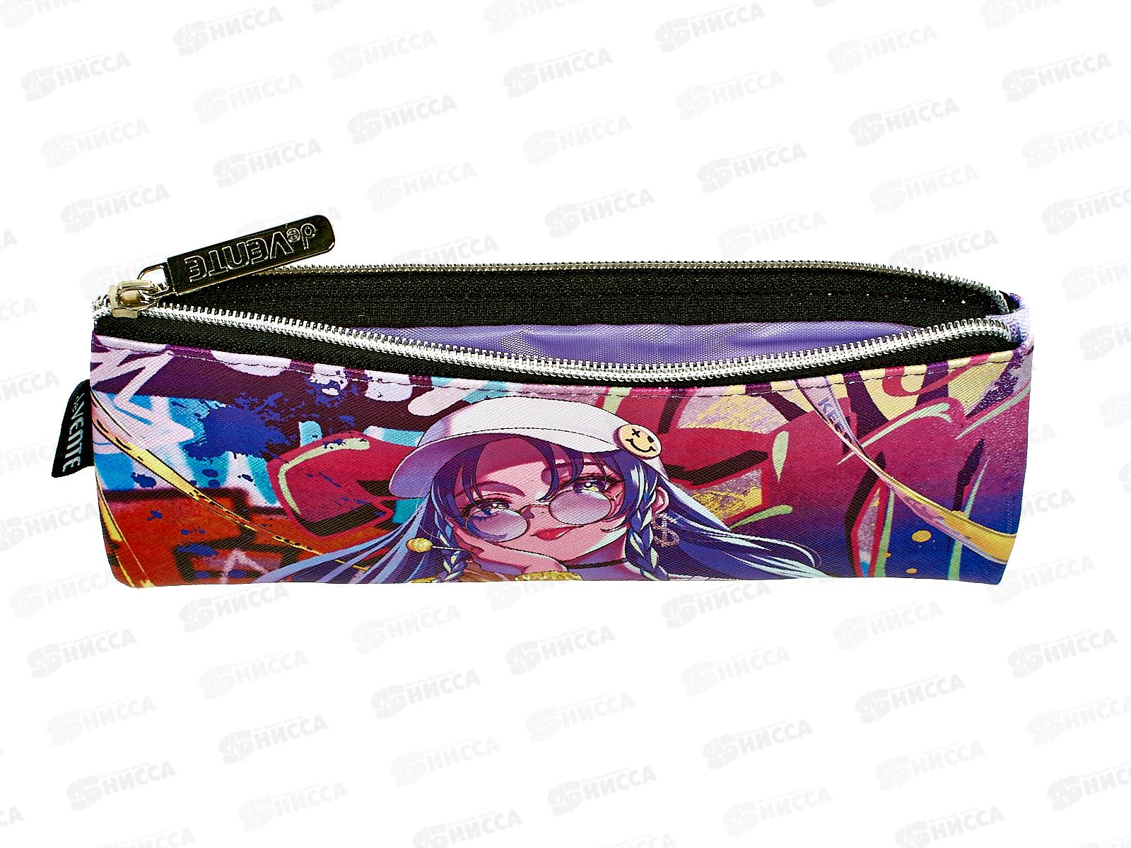 Пенал deVente  21,5*9*1см, Stay Cool иск.кожа, молния  7024448