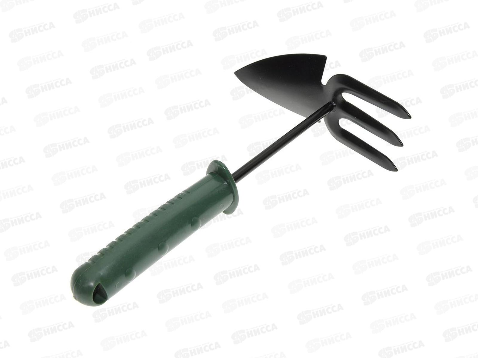 Рыхлитель Тяпка-вилка зеленая ручка J83-7