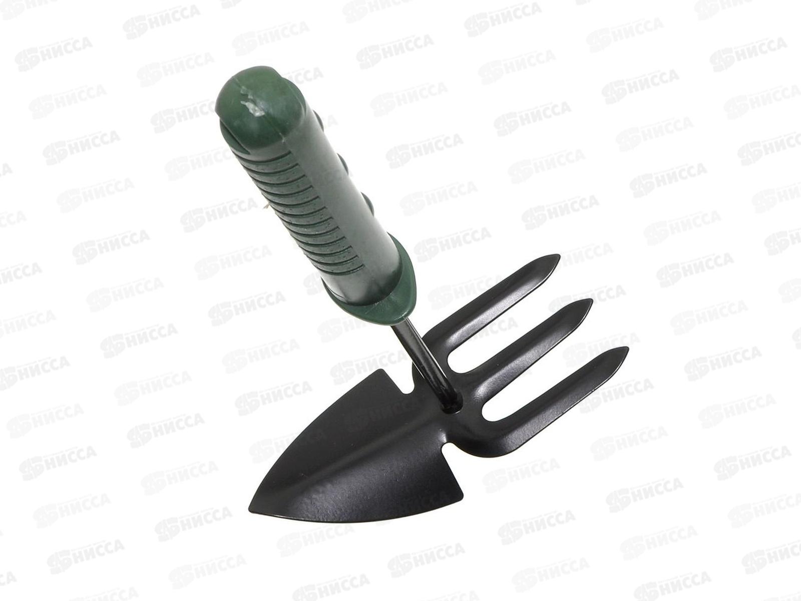 Рыхлитель Тяпка-вилка зеленая ручка J83-7