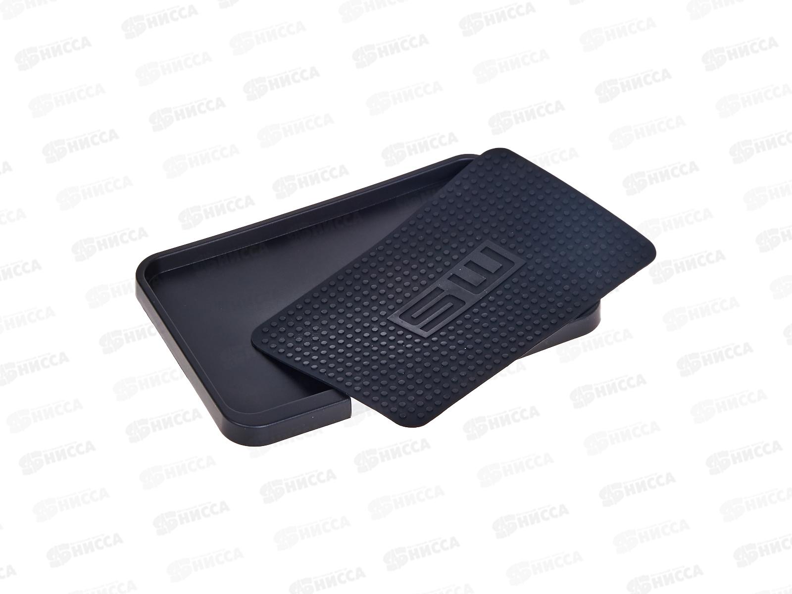 Коврик на панель авто противоскользящий SKYWAY 170*115мм Черный, S00401003