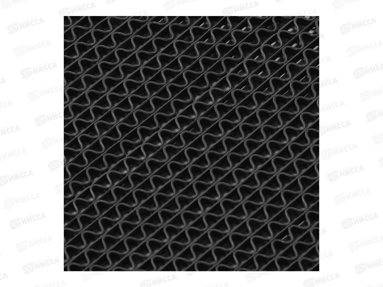 Коврик-дорожка ПВХ Zig-Zag 5мм 0,9*10м Черный 22157 VORTEX *1