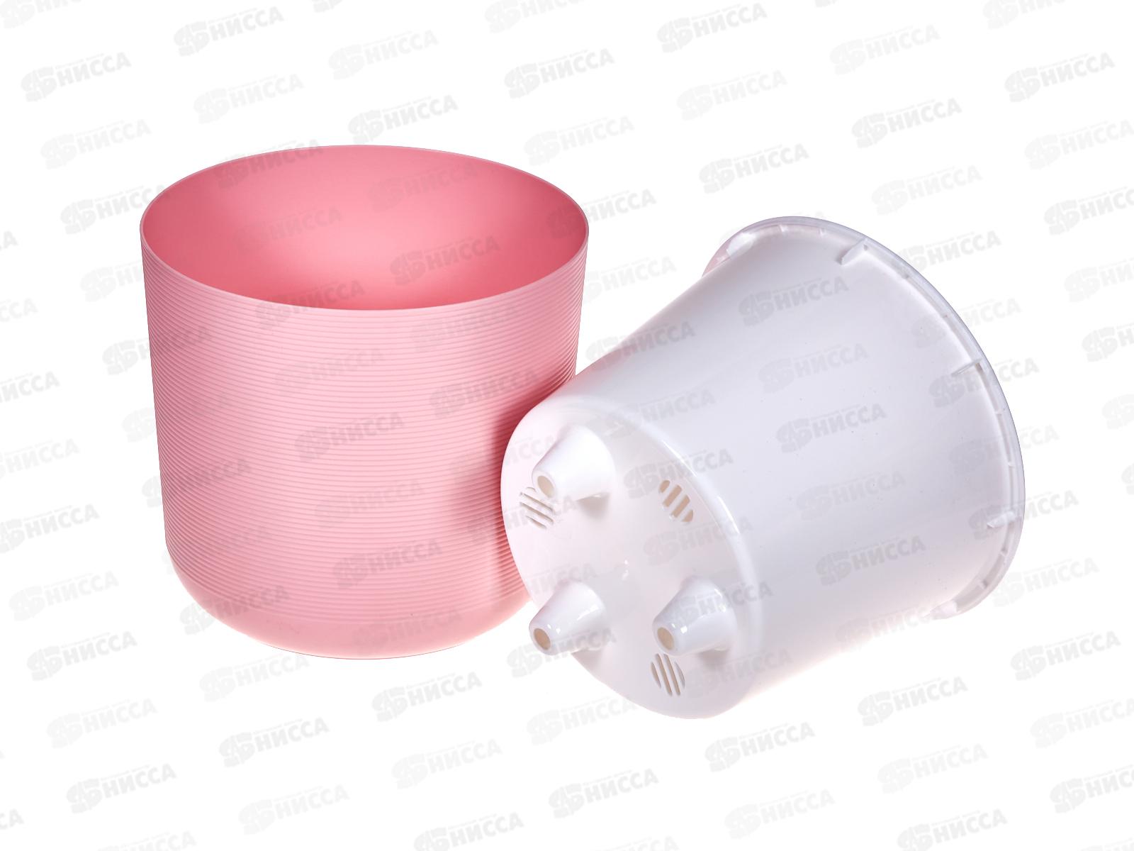 Горшок для цветов ЛИОН 2л  Розовая пудра *10