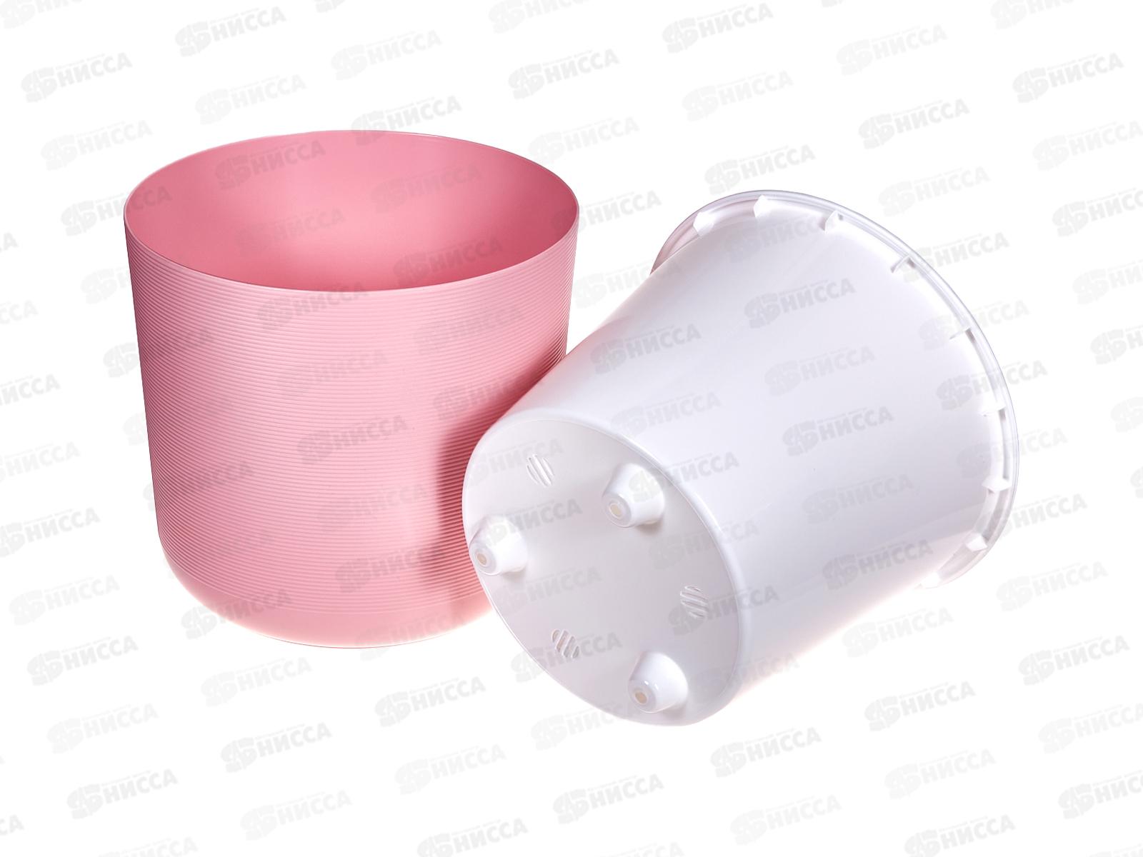 Горшок для цветов ЛИОН 5,6л Розовая пудра  *4