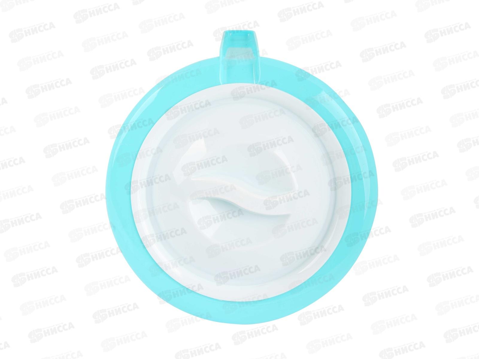 Горшок детский &quotКроха&quot светло-бирюзовый/светло-голубой М6927 *6!!!