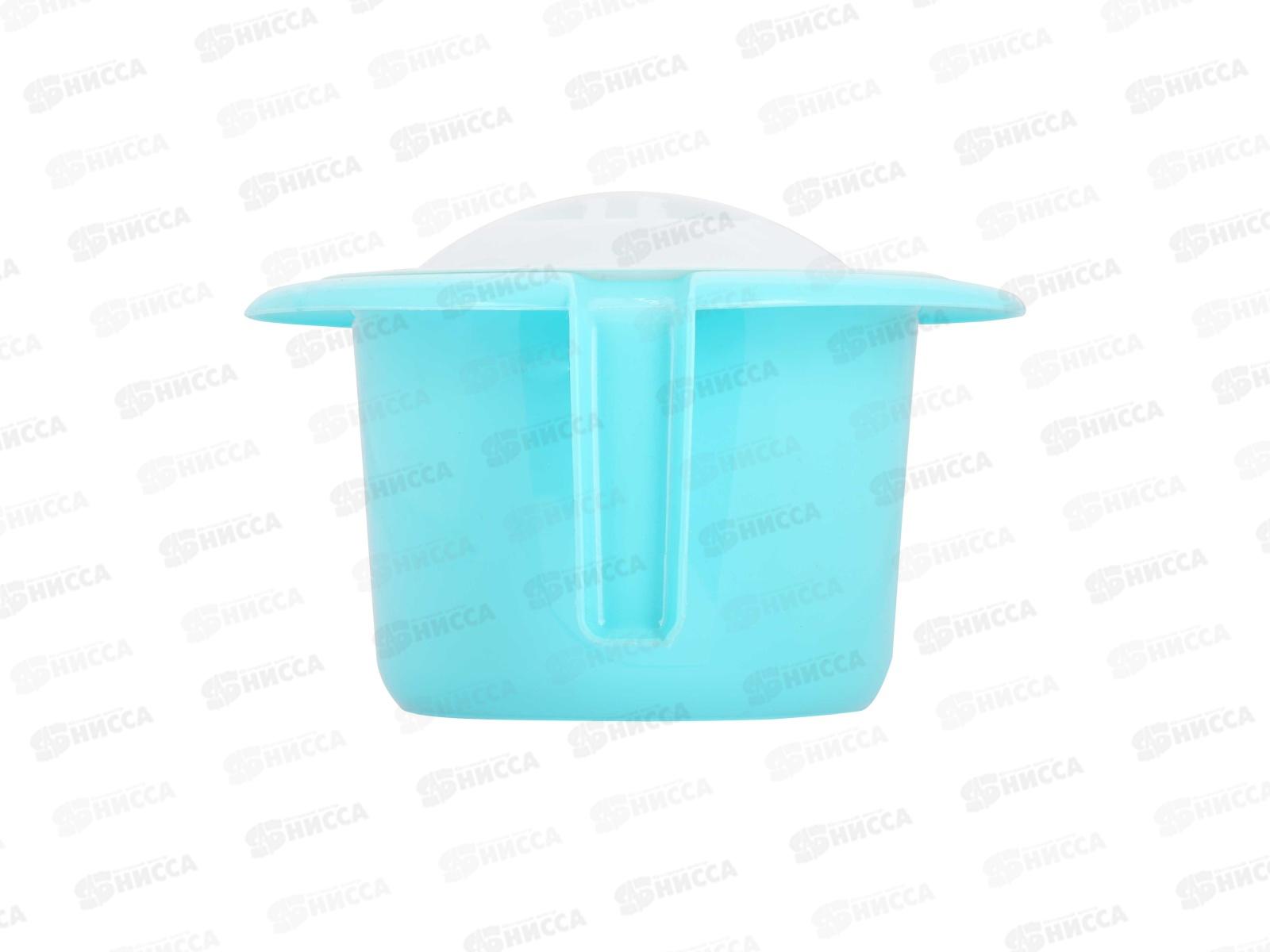 Горшок детский &quotКроха&quot светло-бирюзовый/светло-голубой М6927 *6!!!