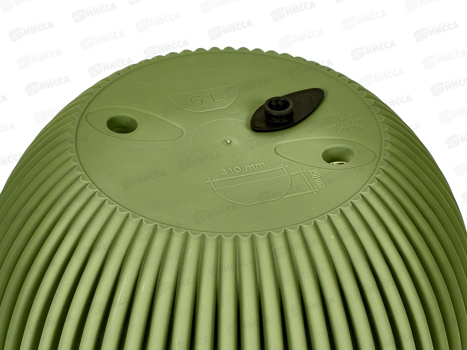 Кашпо &quotВерде&quot 6л Оливковый КШ-5784 *10