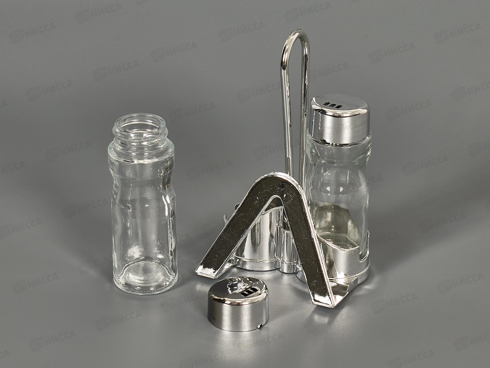 Набор для специй на подставке 4951 Микс 4 цвета 1/3 137106