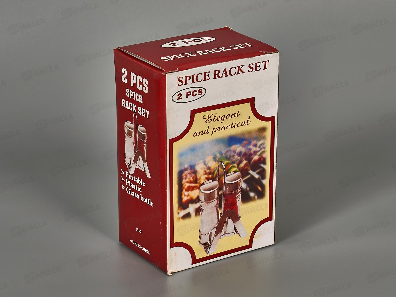 Набор для специй на подставке 4951 Микс 4 цвета 1/3 137106